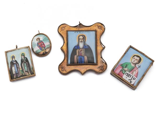 Collection of devotional images, Russia 19th/20th century