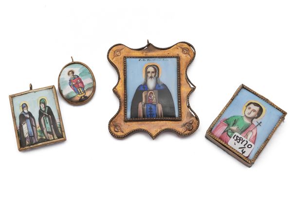 Raccolta di immagini devozionali, Russia XIX/XX secolo