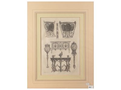 Disegni di Mobili e Orologi