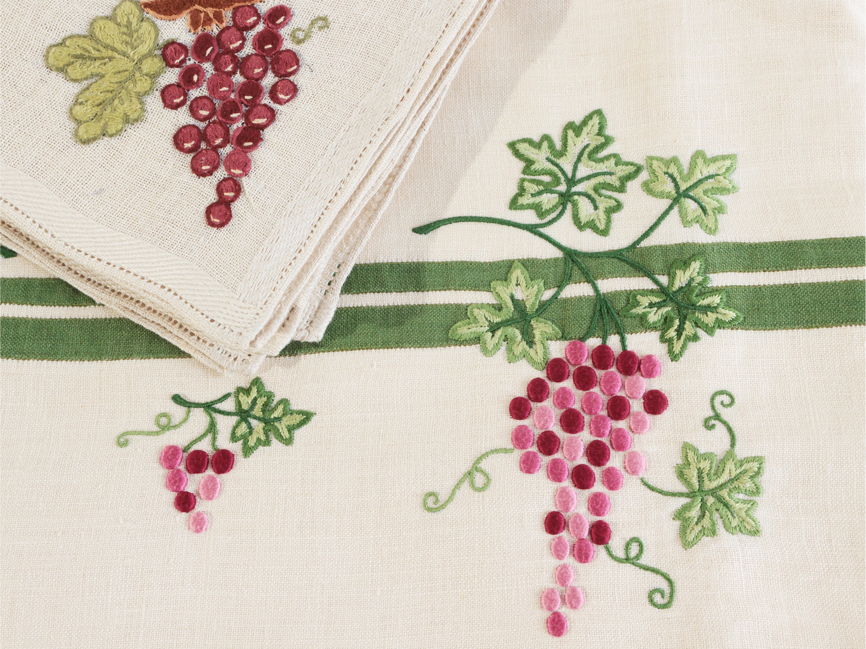 Tovaglia in Lino Color Avorio, Emilia Bellini