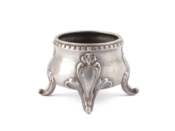 Silver salt shaker, Russia, 1899-1908