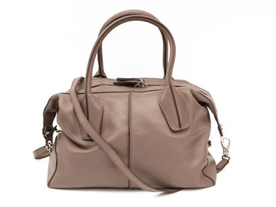Tod's, D Bag in Pelle Color Tortora