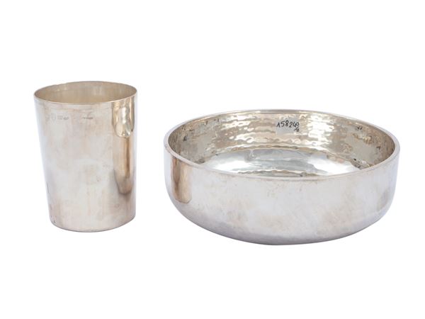 Due accessori in argento 925, Brandimarte  - Asta L'arte di arredare - Maison Bibelot - Casa d'Aste Firenze - Milano