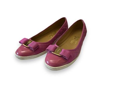 Salvatore Ferragamo, Ballerine in Pelle Rosa Mattellassè