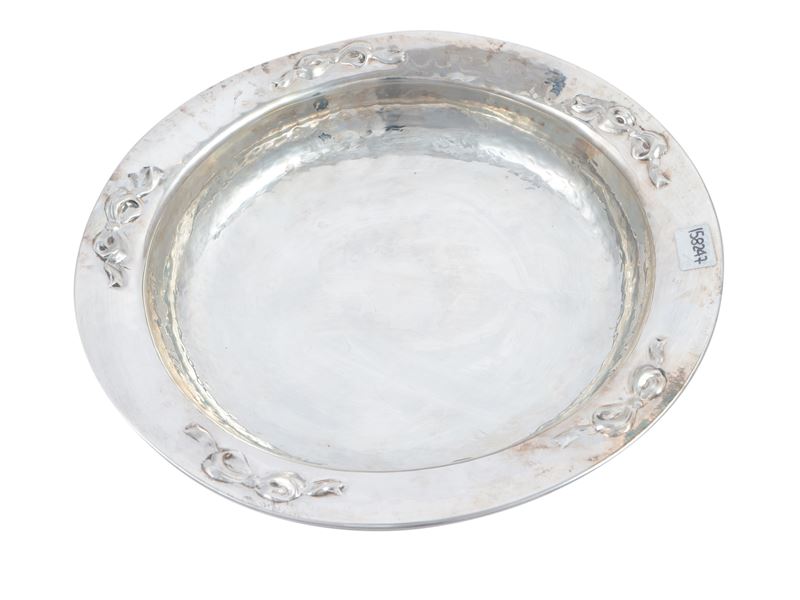 Cestino centrotavola in argento