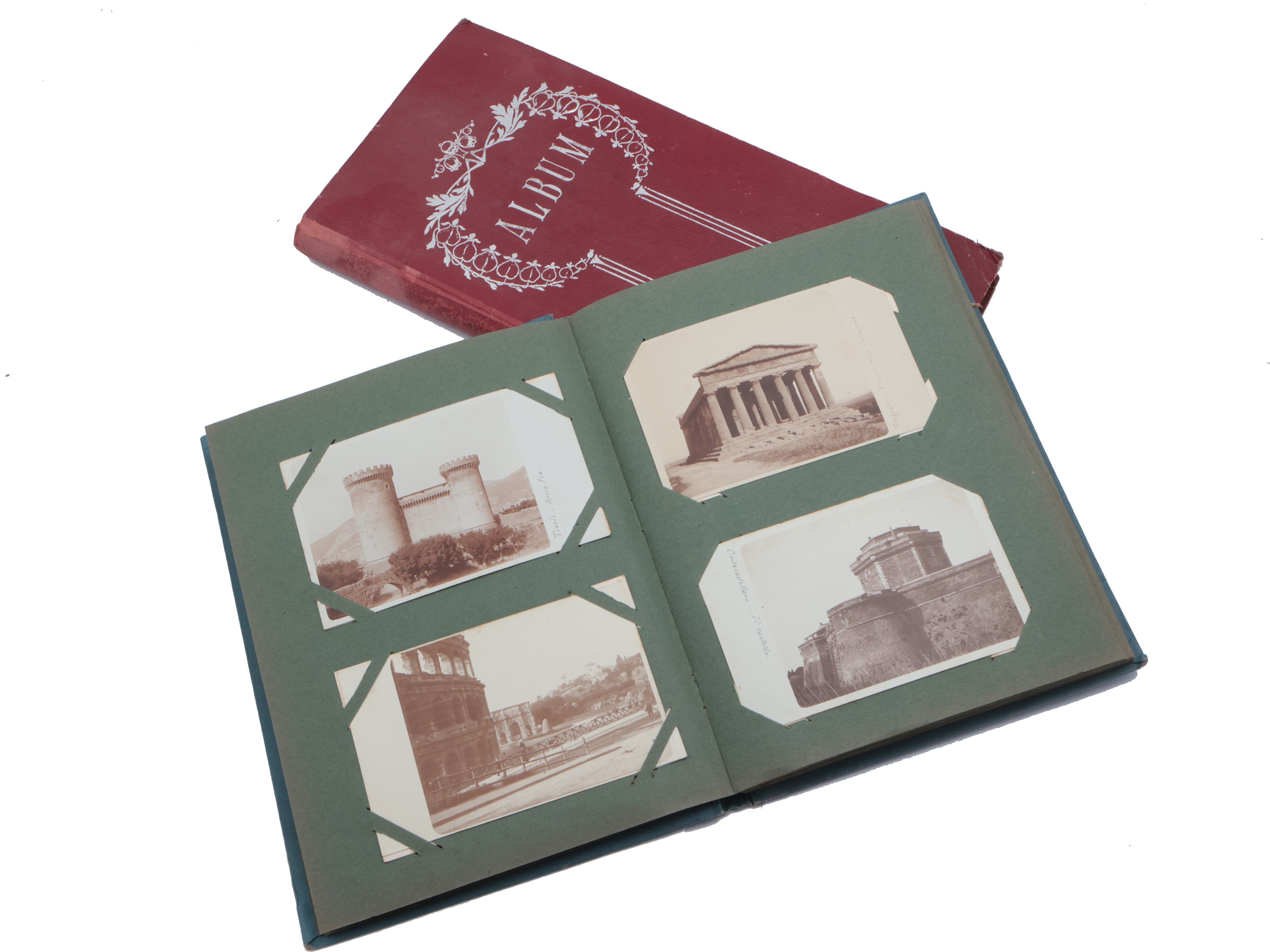 Due Album di Fotocartoline con Vedute di Roma e Dintorni, Inizio del XX Secolo