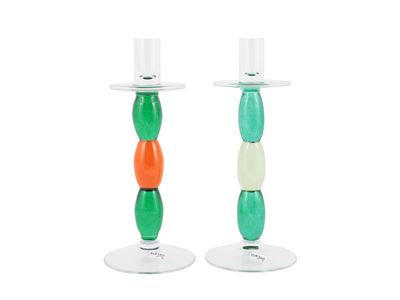 Coppia di Candelieri Barovier & Toso della Serie B.a.g.