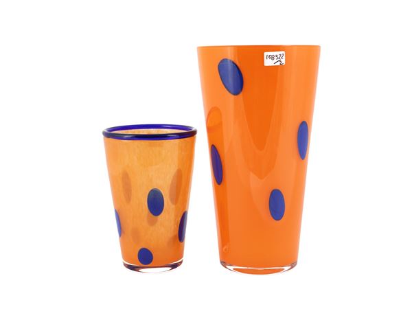 Two Barovier & Toso vases from the B.A.G. series