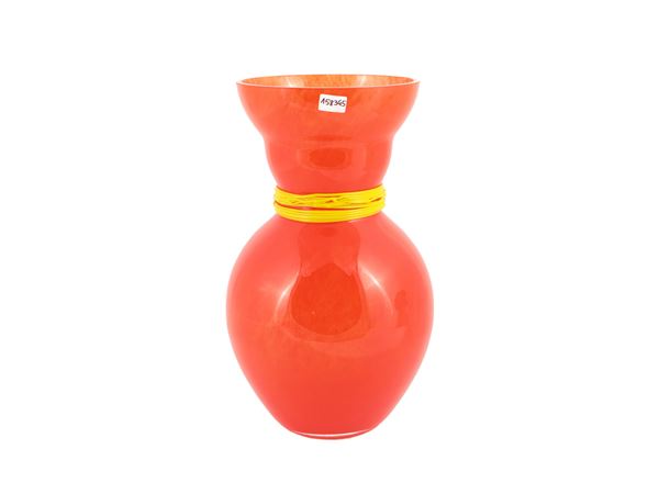 Barovier & Toso vase from the B.A.G. series  (Czech Republic 80s/90s)  - Auction Colour and Shapes. A collection of Barovier&Toso - Maison Bibelot - Casa d'Aste Firenze - Milano