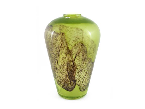 Large Barovier & Toso vase from the B.A.G. series  (Czech Republic, 80s/90s)  - Auction Colour and Shapes. A collection of Barovier&Toso - Maison Bibelot - Casa d'Aste Firenze - Milano