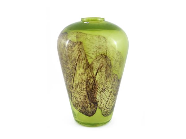 Large Barovier & Toso vase from the B.A.G. series