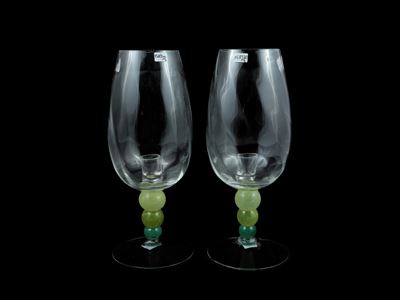 Due Candelieri a Coppa Barovier & Toso della Serie B.a.g.
