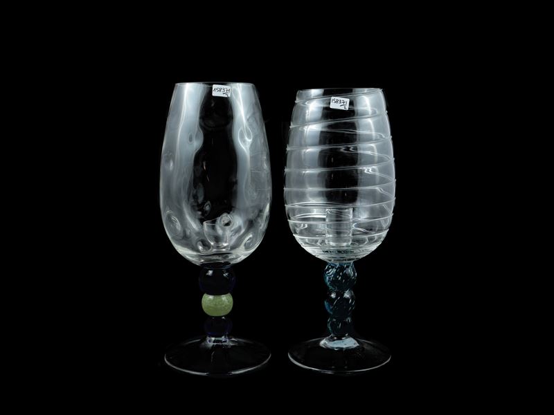 Due Candelieri a Coppa Barovier & Toso della Serie B.a.g.