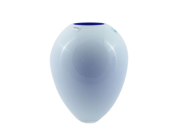 Barovier & Toso ovoid vase from the B.A.G. series  (Czech Republic, 80s/90s)  - Auction Colour and Shapes. A collection of Barovier&Toso - Maison Bibelot - Casa d'Aste Firenze - Milano