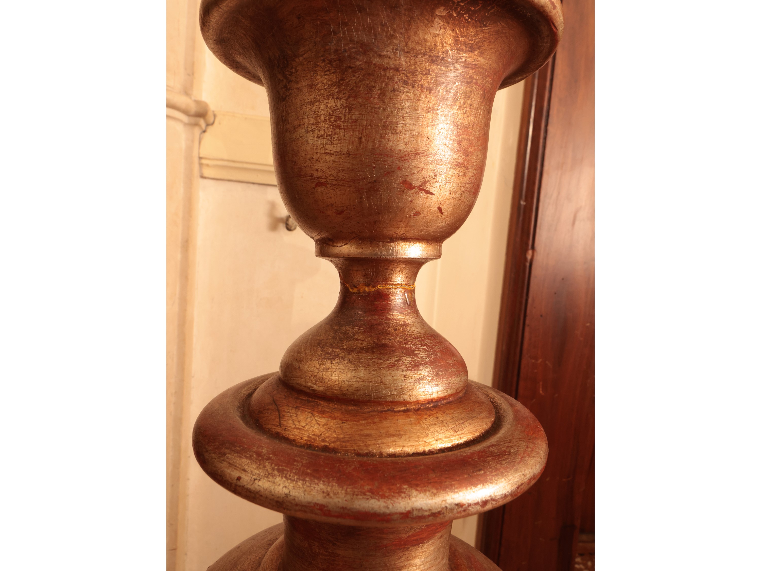 Torciera in Legno Argentato