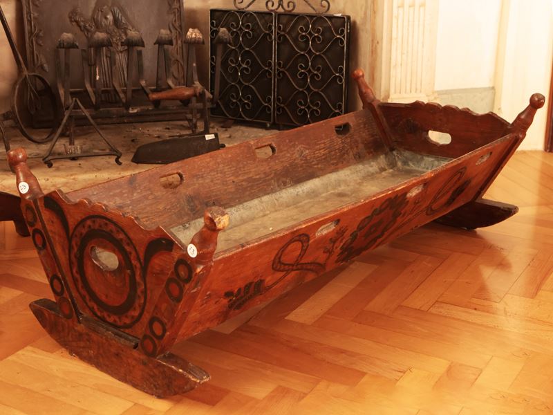 Culla Tirolese in Legno Tenero