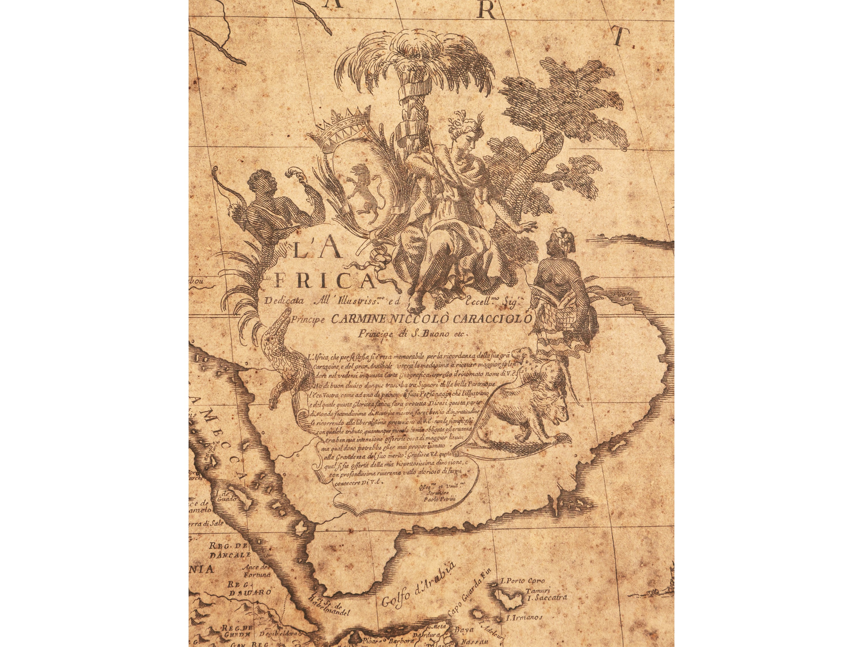 Paolo Petrini - L'africa Dedicata All'illustrissimo Principe Carmine Niccolò Caracciolo [...], Na...