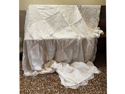 Coppia di Copripiumini in Cotone Bianco