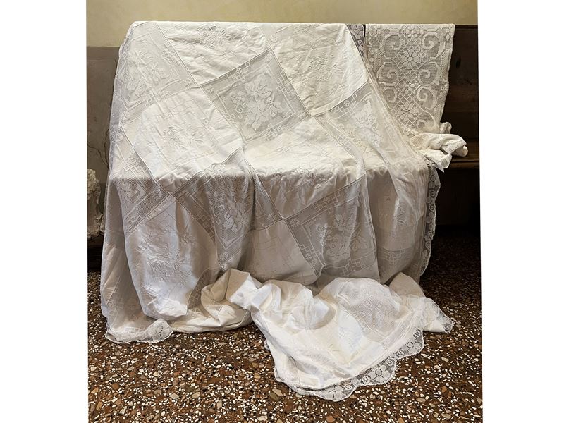 Coppia di Copripiumini in Cotone Bianco