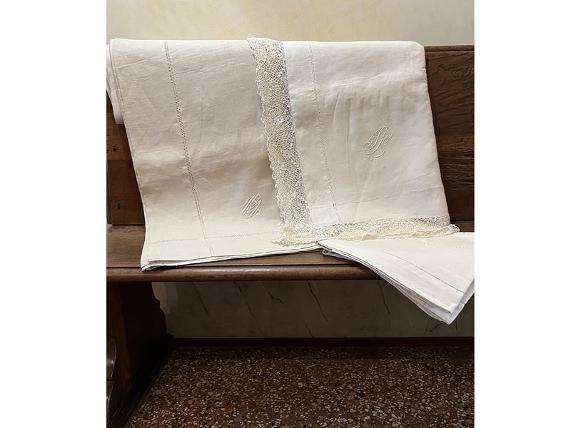 Due Paia di Lenzuola in Lino, Inizio del XX Secolo