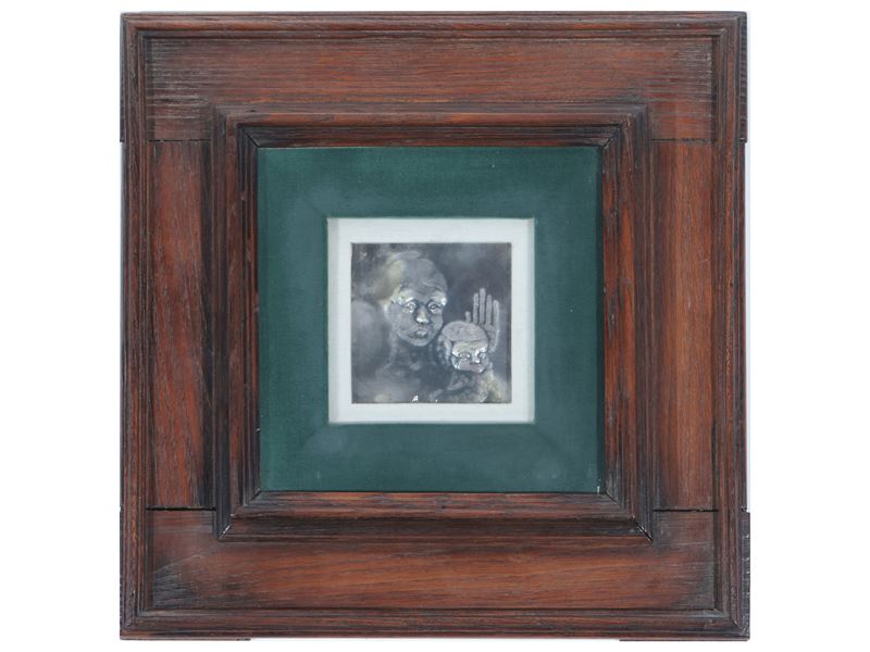 Placca a bassorilievo in argento, Brandimarte