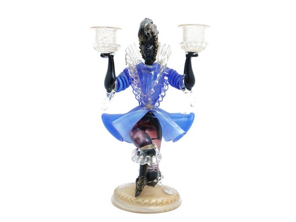 Murano glass candelabra