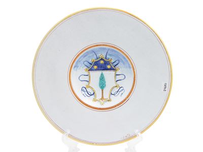 Piatto da Parata in Maiolica, Giotto Giannoni