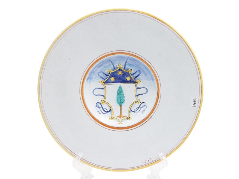 Piatto da Parata in Maiolica, Giotto Giannoni