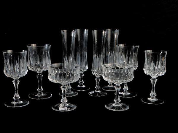Set of Murano glass glasses