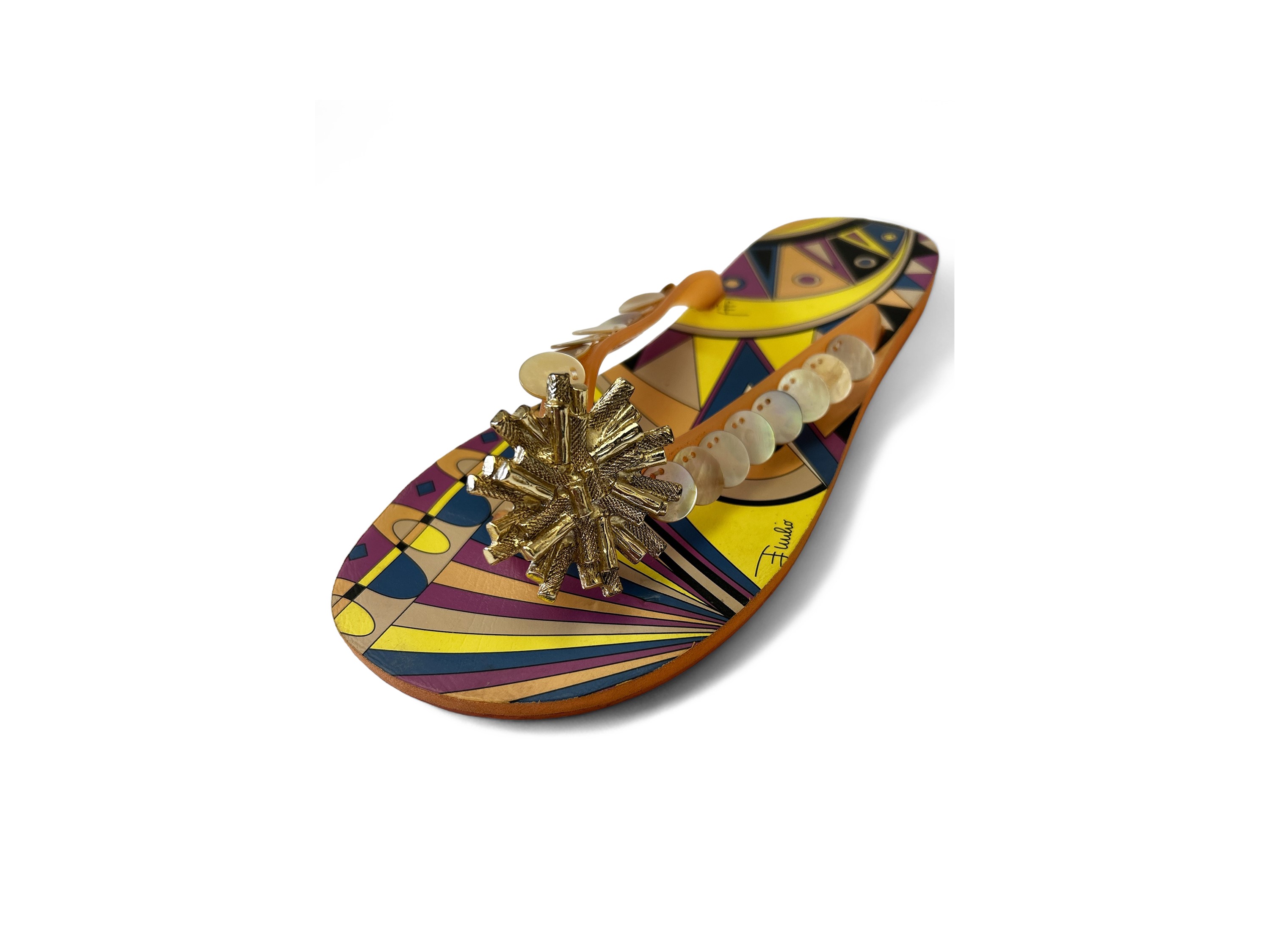 Emilio Pucci, Infradito in Gomma