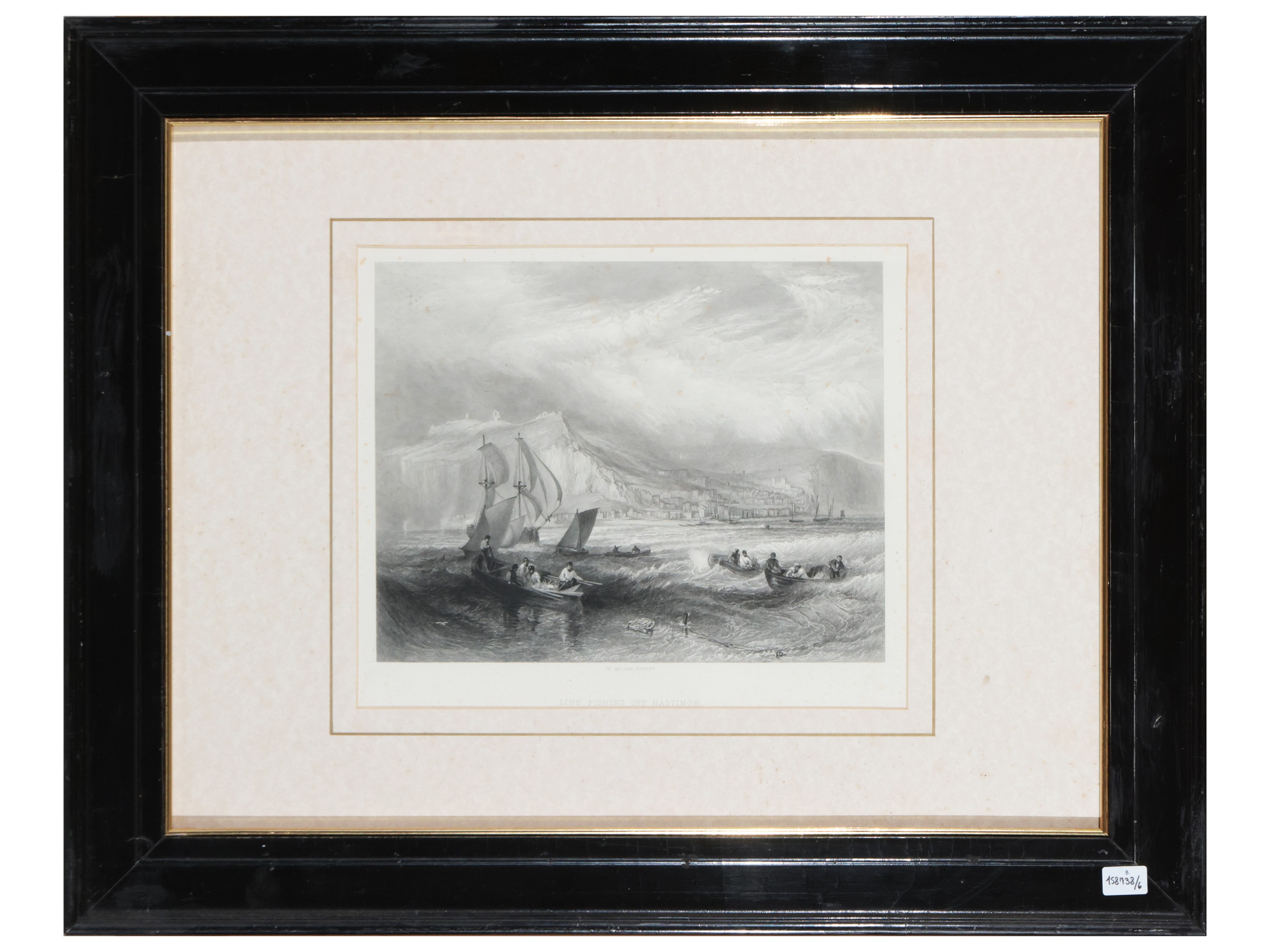 Dutch Boats in a Gale - Line Fishing Off Hastins
