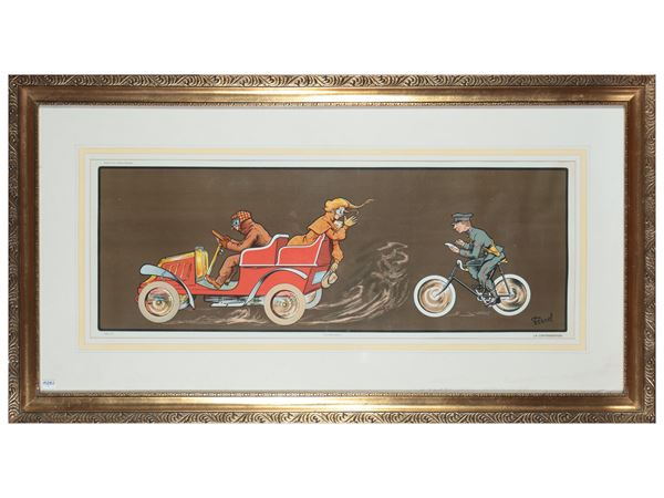 La Contravvenzione  - Asta Stampe da regalo - Maison Bibelot - Casa d'Aste Firenze - Milano