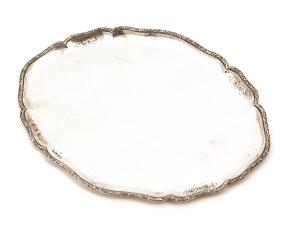 Vassoietto ovale in argento  - Asta L'arte di arredare - Maison Bibelot - Casa d'Aste Firenze - Milano