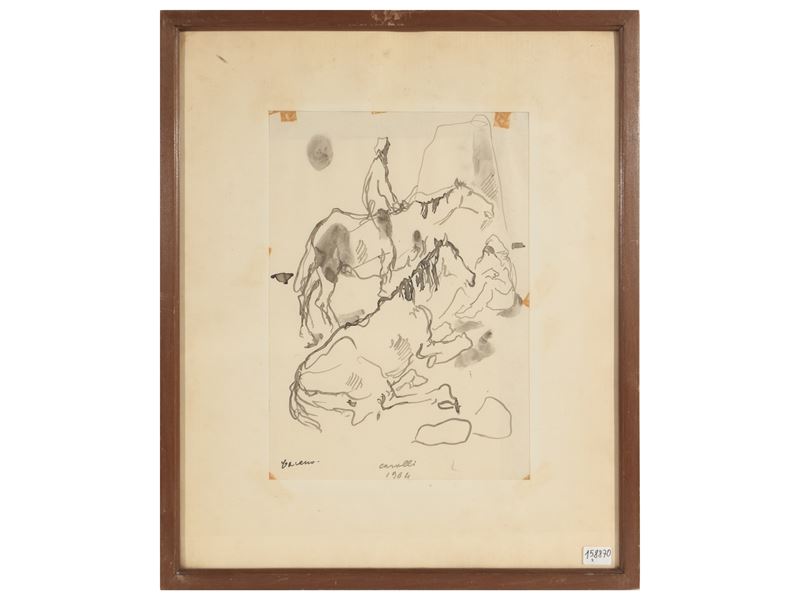 Felice Carena - Cavalli 1964