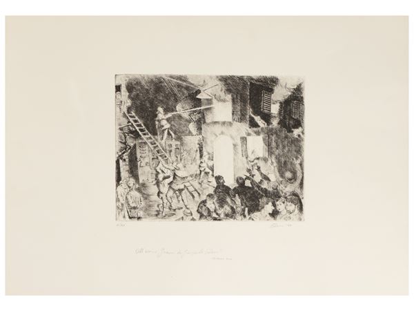 Giampaolo Talani : Composizione 1981  - Asta Arte Moderna e Contemporanea - Maison Bibelot - Casa d'Aste Firenze - Milano