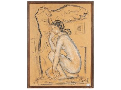 Modella nello Studio 1971