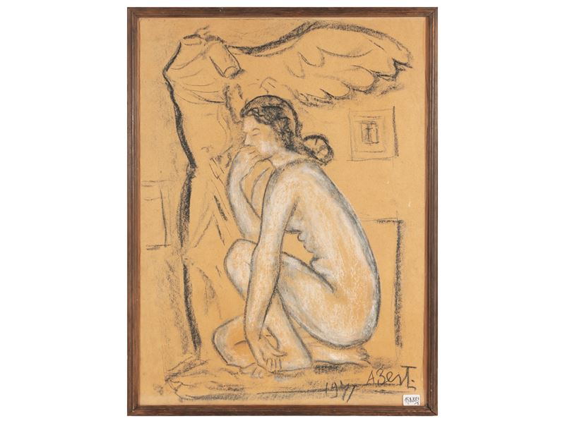 Antonio Berti - Modella nello Studio 1971