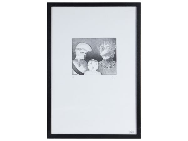 Enrico Baj - Ritratto di famiglia