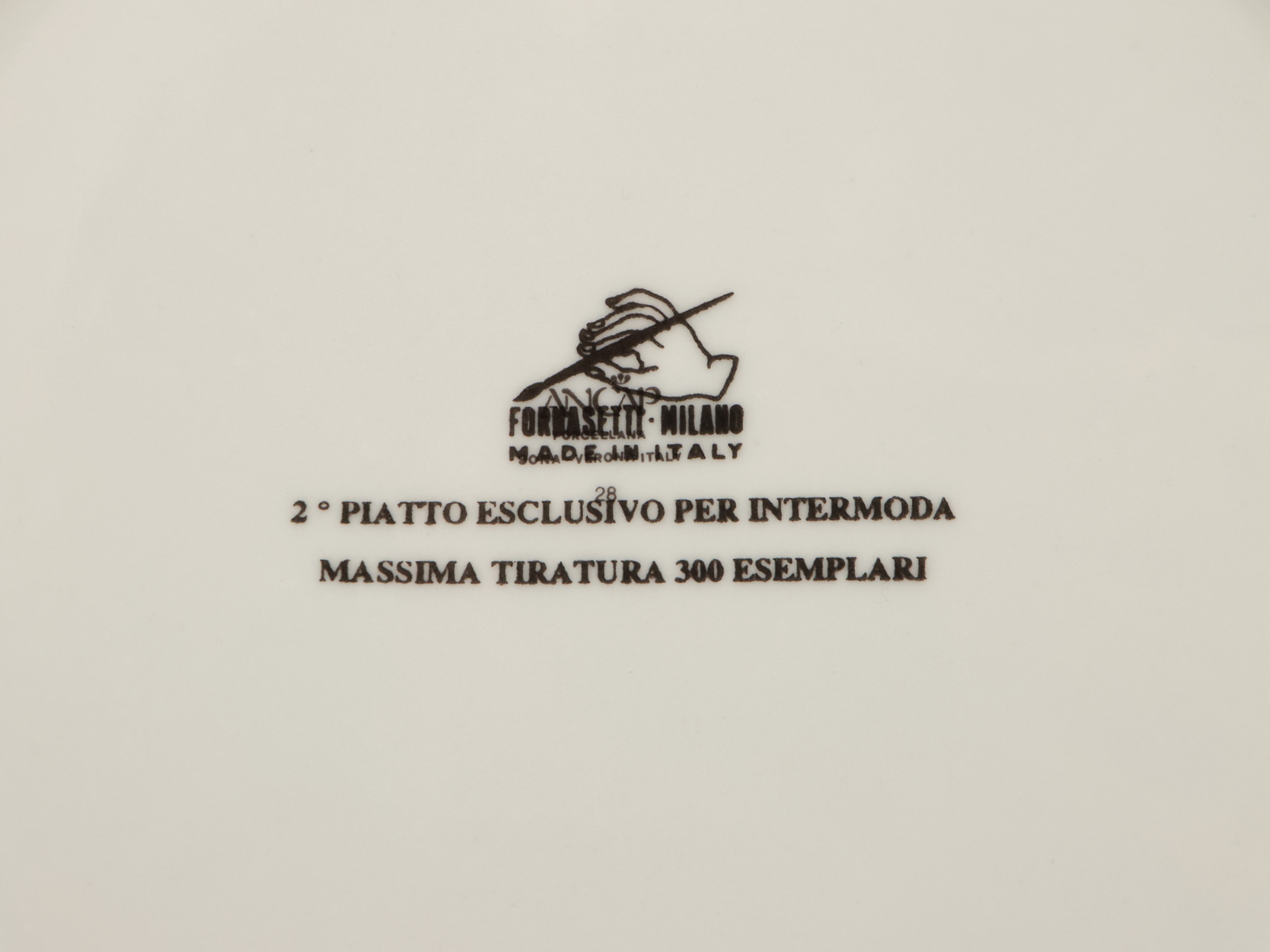 Piatto in Porcellana, Fornasetti
