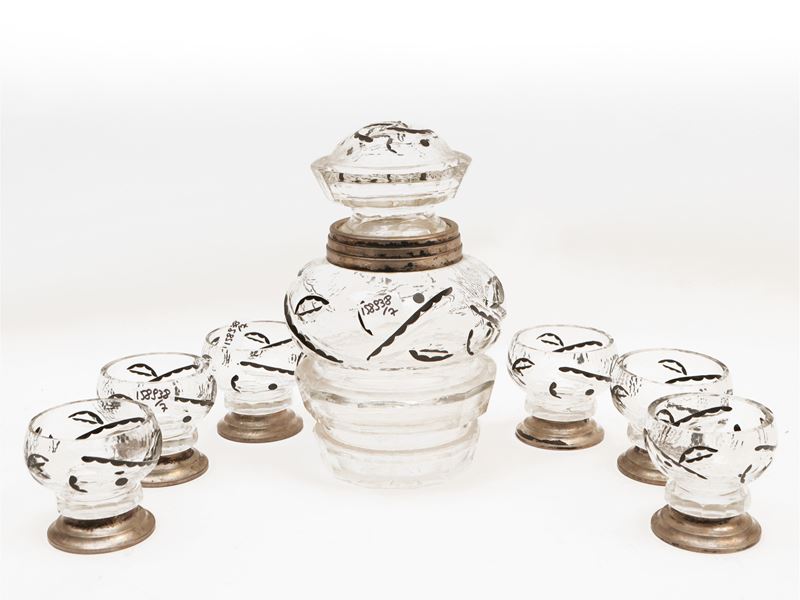 Set da liquore Art Decò, Anni Venti