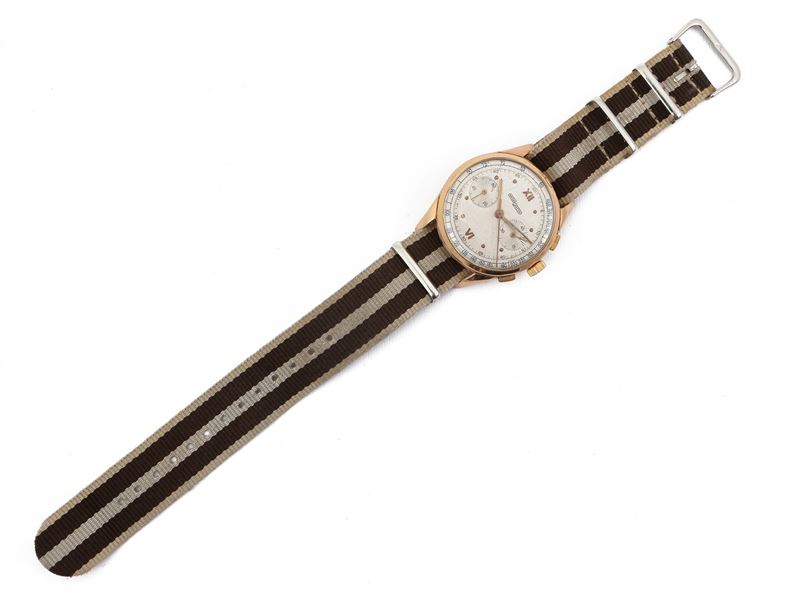 Nicolet Watch, Cronografo da Polso in Oro Giallo