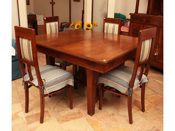 Walnut dining table