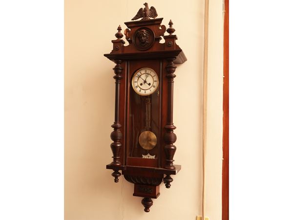 Walnut wall clock