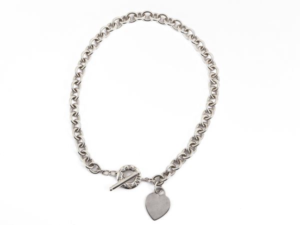 Tiffany & Co, collana in argento 925/1000