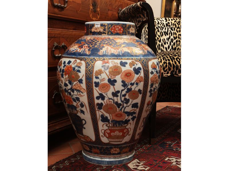 Vaso a Potiche in Porcellana