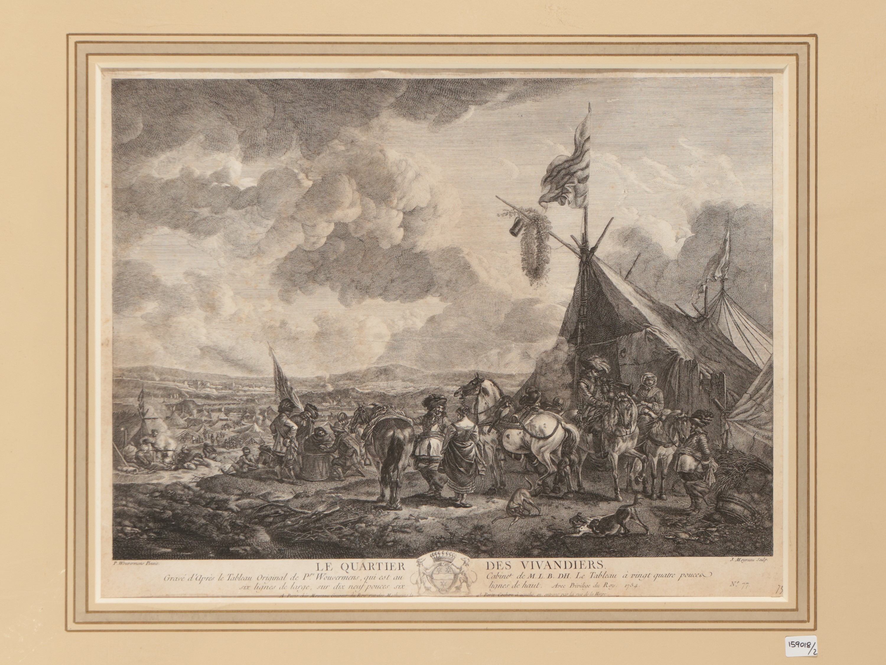 Le Quartier Des Vivandiers (1754) - la Baraque De Pescheur (1749)