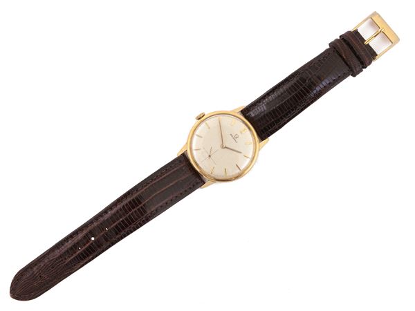 Omega, yellow gold men's wristwatch