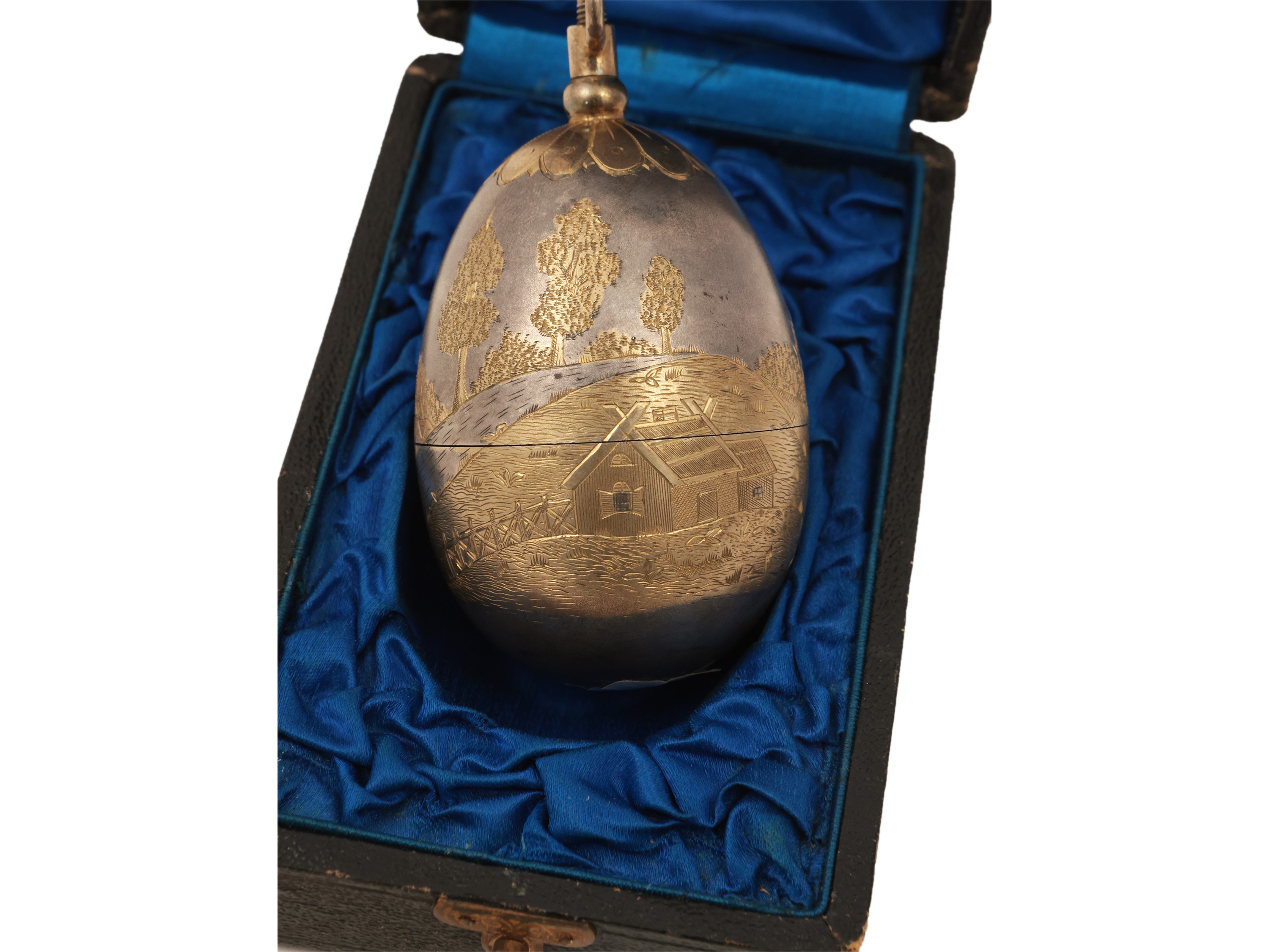 Uovo in argento, Alexander Lubavin, San Pietroburgo, ultimo quarto del XIX secolo