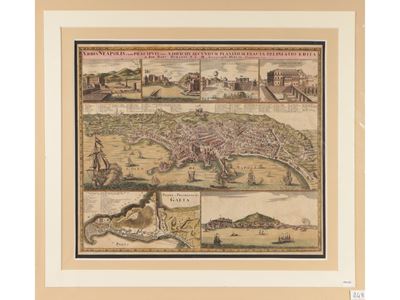 Urbis Neapolis Cum Praecipuis Eius Aedificiis Secundum Planitiem Exacta Delineatio Edita