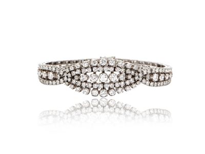 Bracciale in Oro Bianco con Diamanti
